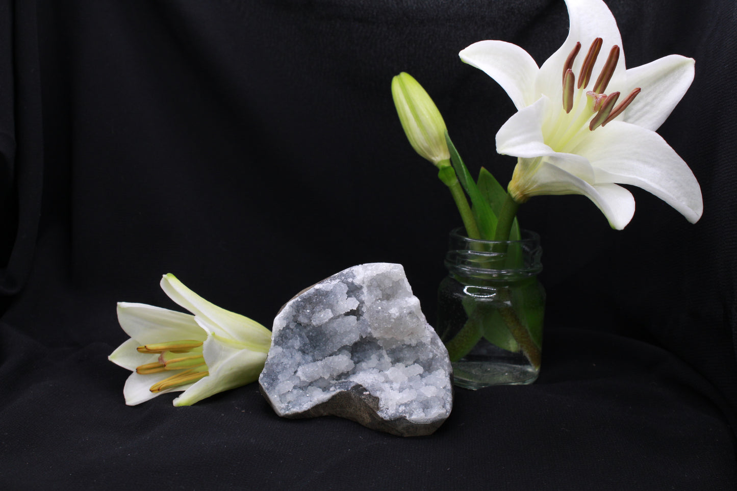 Graue Amethyst Druse