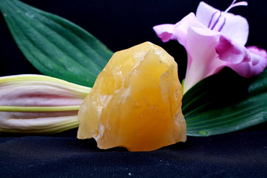 Orangen Calcit Freiform