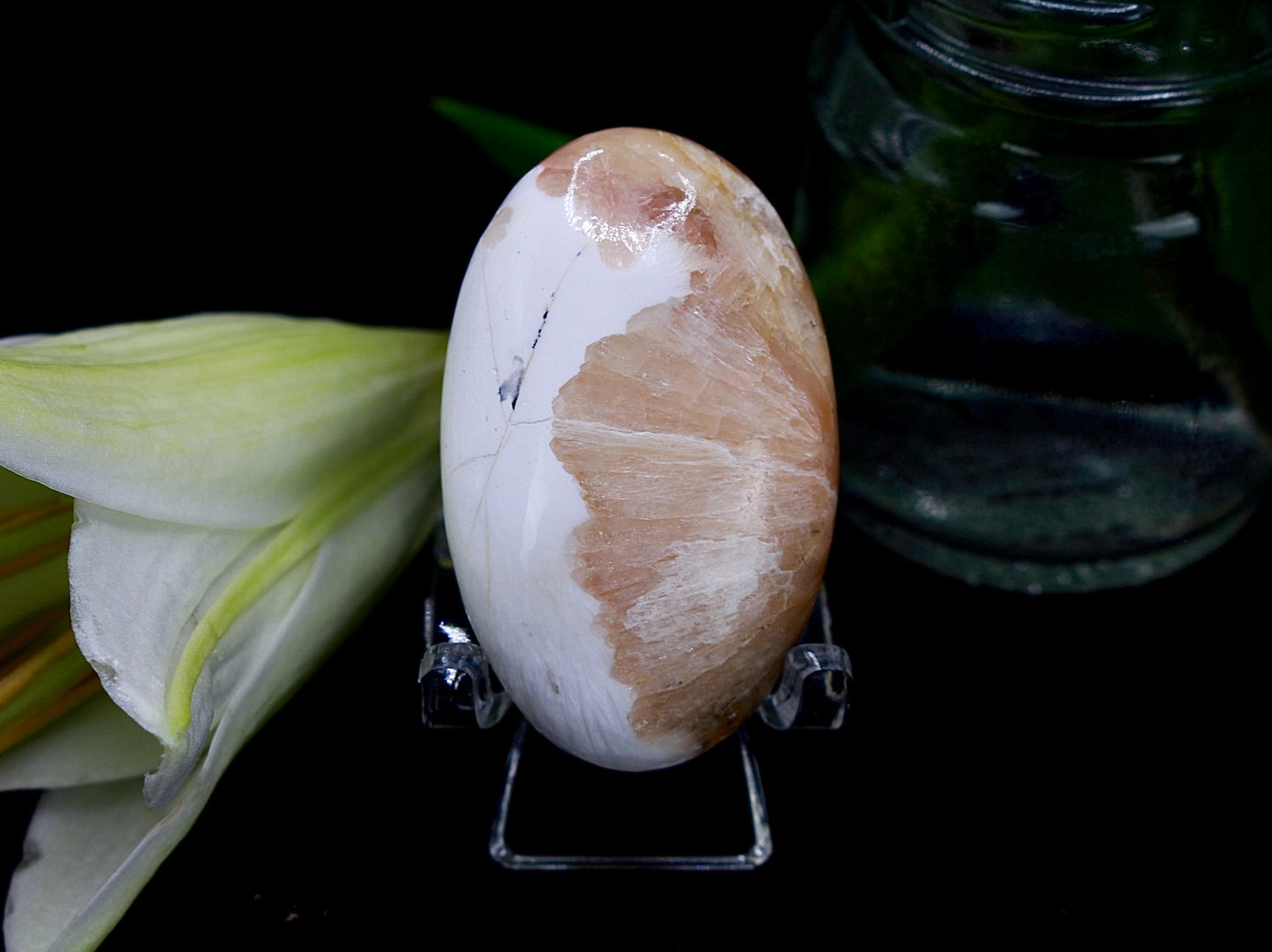 Stilbit mit Skolecit Linsenform