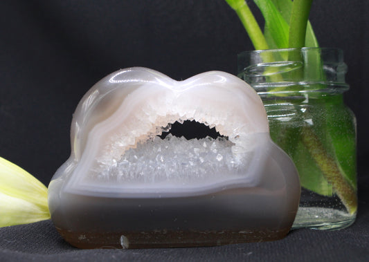 Achat Wolke mit Druse